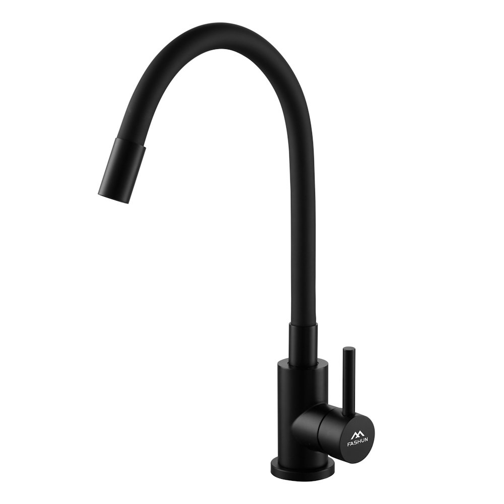 

Смеситель для кухни Fashun A54101N-7A черный