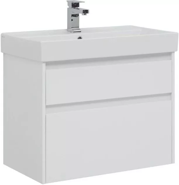 

Тумба с раковиной Aquanet Nova Lite 75 2 ящика