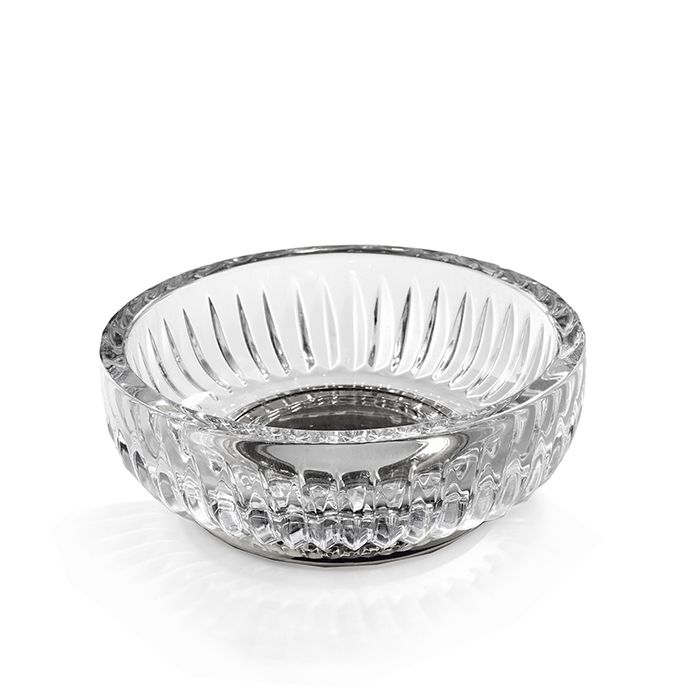 

3SC(Elegance Crystal) Мыльница настольная круглая Ø11,5 х 4 см, хрусталь прозрачный/латунь цвет Хром