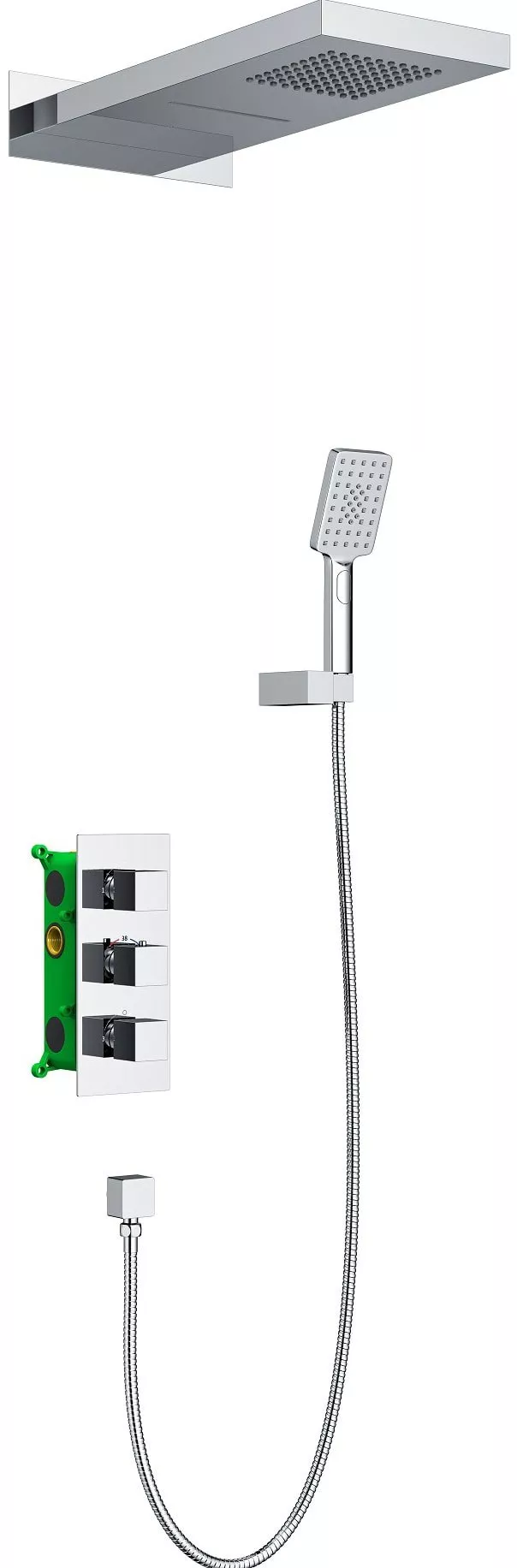 

Душевая система встроенная с термостатом Timo Petruma SX-5039/00SM хром