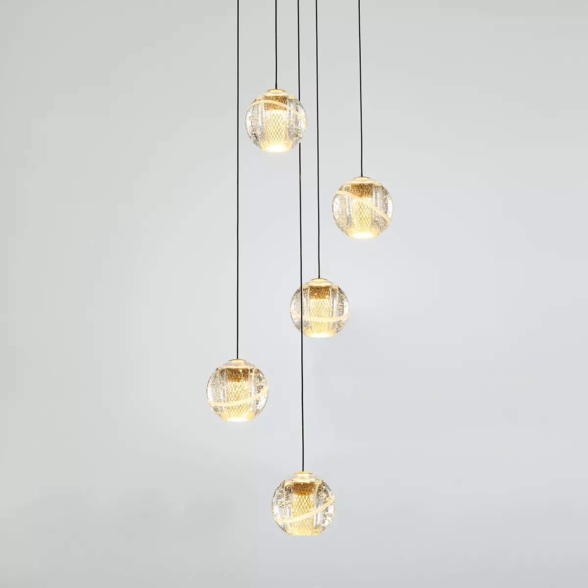 

Каскадная люстра DeLight Collection MD22001052-5A gold