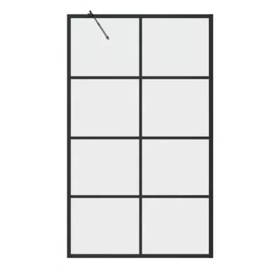 

Шторка на ванну Grossman GR-105/100BLACK 100x150, профиль черный