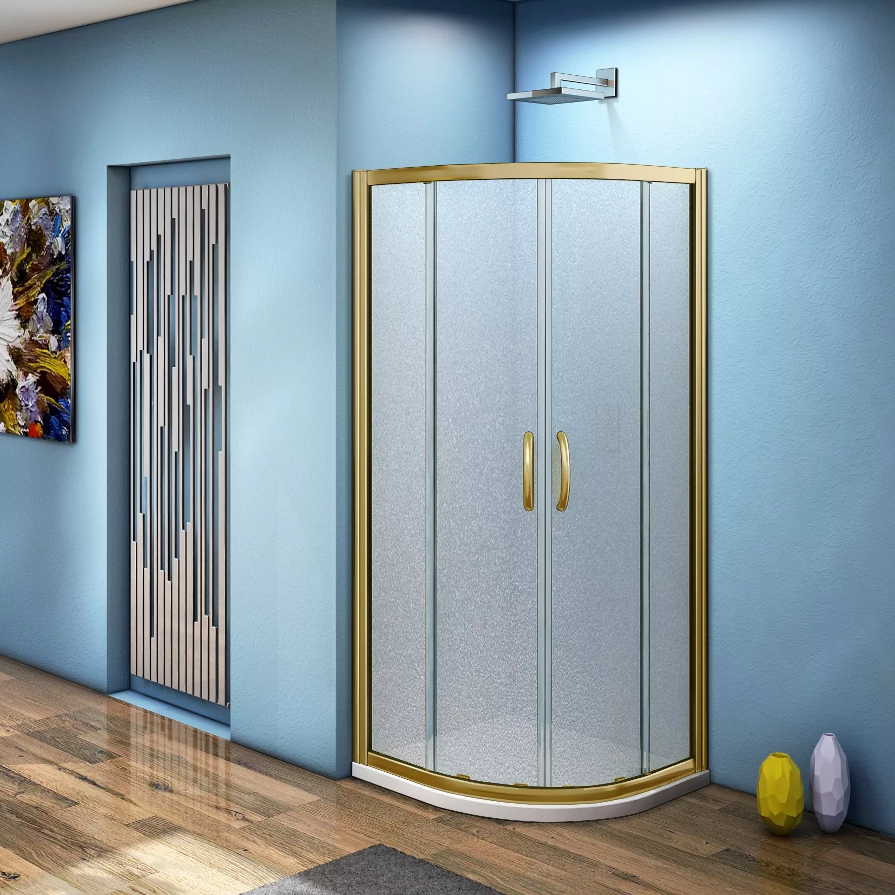 

Душевой уголок Good Door Jazze R-80-G-BR