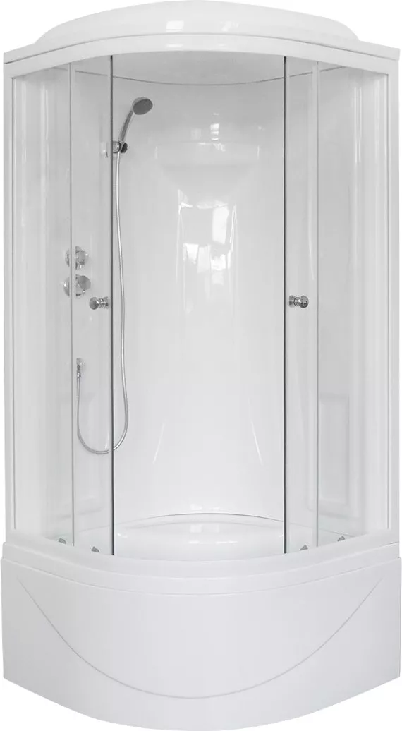  Душевая кабина Royal bath  90x90 см (RB 90BK1-T)