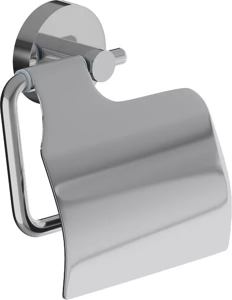 Держатель туалетной бумаги Iddis Sena SENSSC0i43 с крышкой, размер 5.3, цвет хром - фото 1