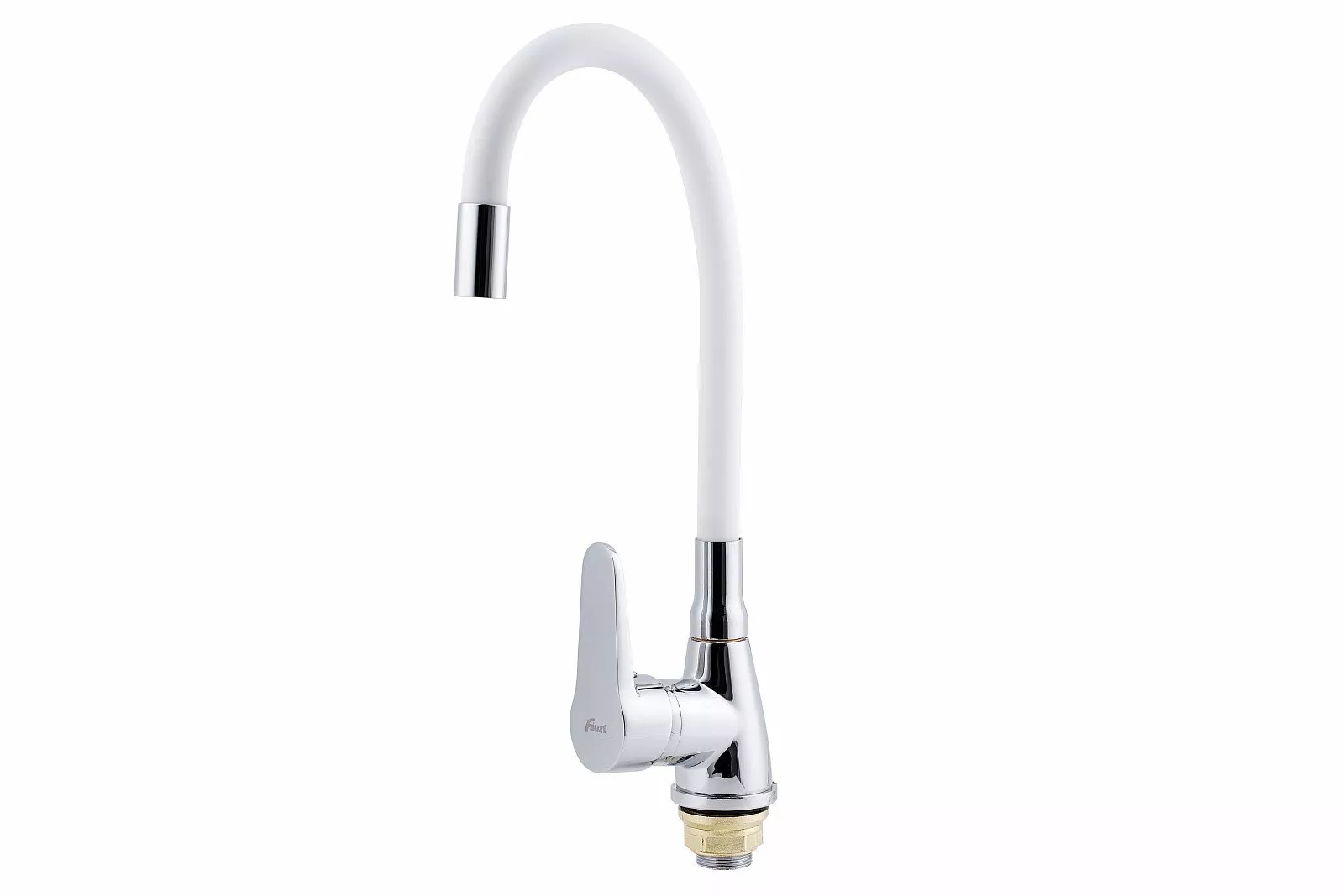 

Смеситель для кухни FAUZT FZs-822-W101 гибкий излив тип См-МОЦБА Белый