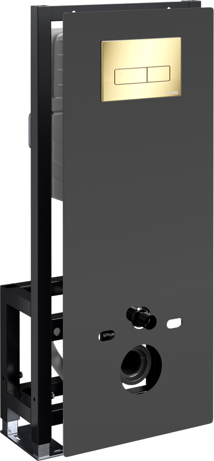 

Система инсталляции для унитазов Wasserkraft Glan 66TLT.010.ME.BL.PG03 с кнопкой смыва золото