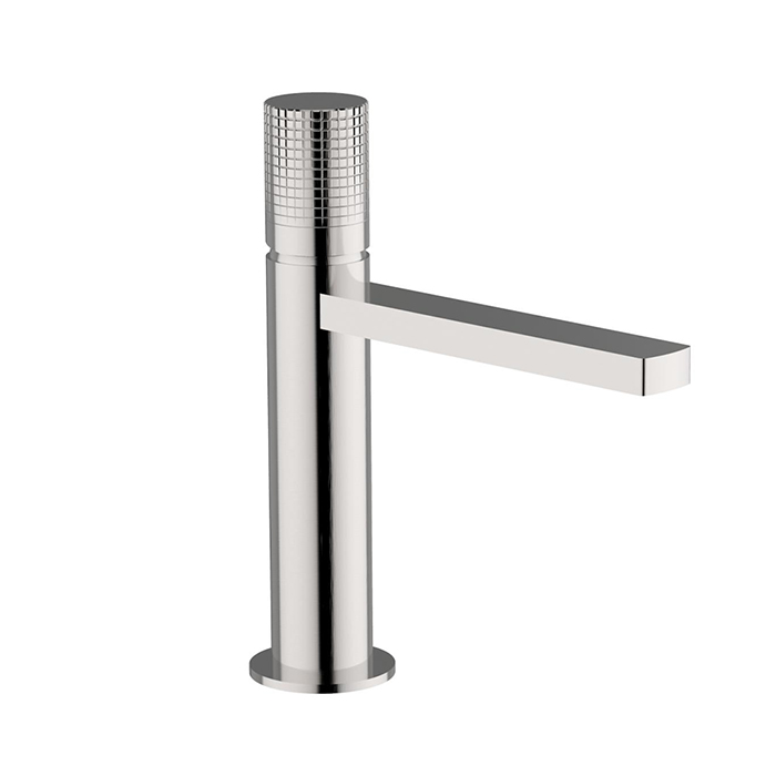 

CISAL(X32) Смеситель для раковины монокомандн.,без д/ клапана, брашированная сталь Inox AISI 316L