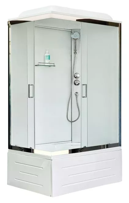  Душевая кабина Royal Bath BP 120х80 R профиль хром стекло матовое
