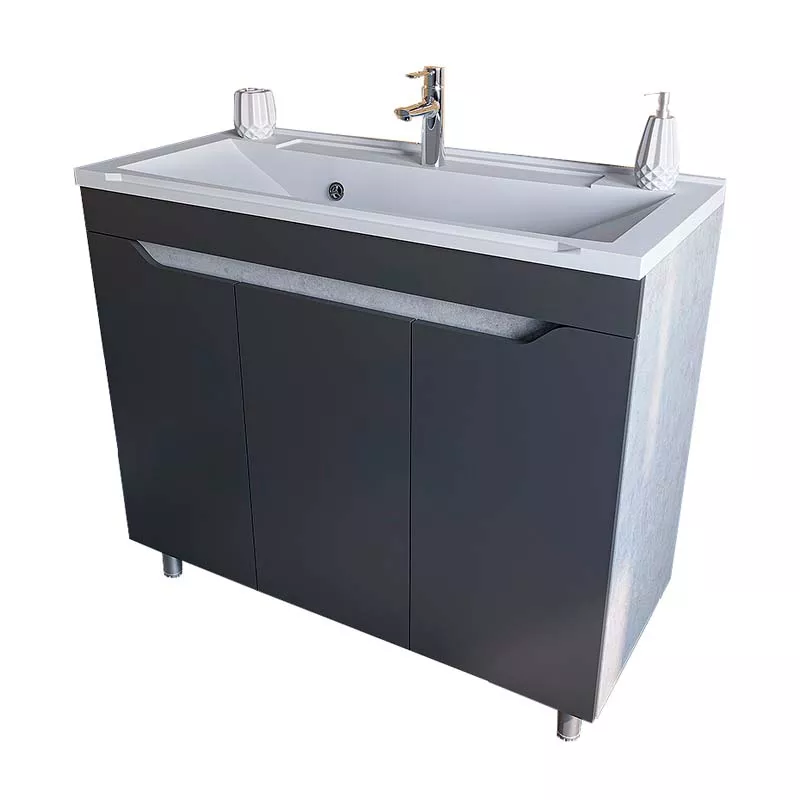 

Тумба под раковину Stella Polar Абигель 100 серый