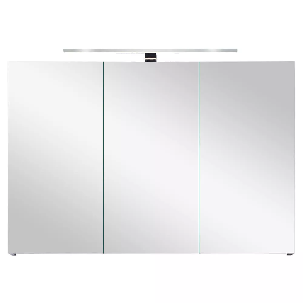 Зеркало-шкаф Orans 100х57 с подсветкой серый