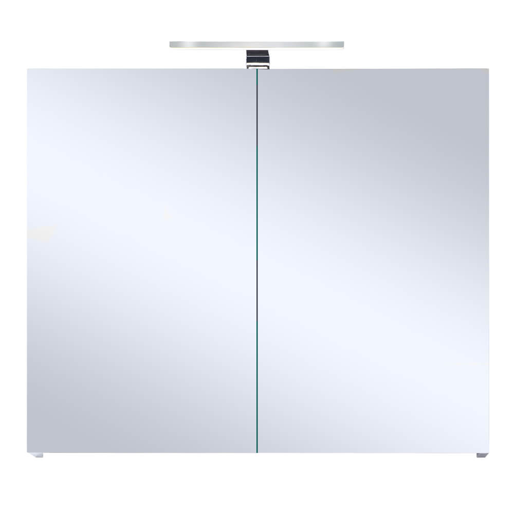 Зеркало-шкаф Orans 80х57 с подсветкой серый