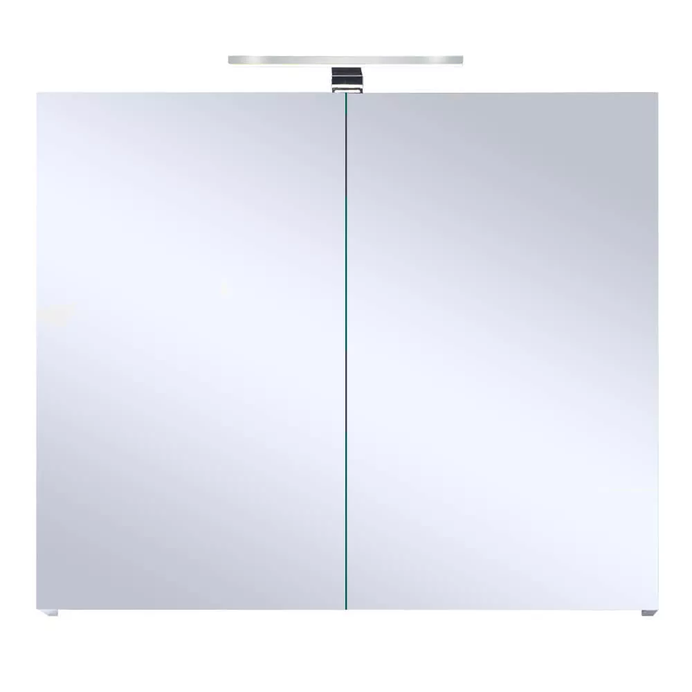 Зеркало-шкаф Orans 80х57 с подсветкой серый 402380З - фото 1