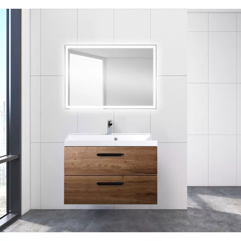 

Комплект мебели BelBagno Aurora 80 темное дерево