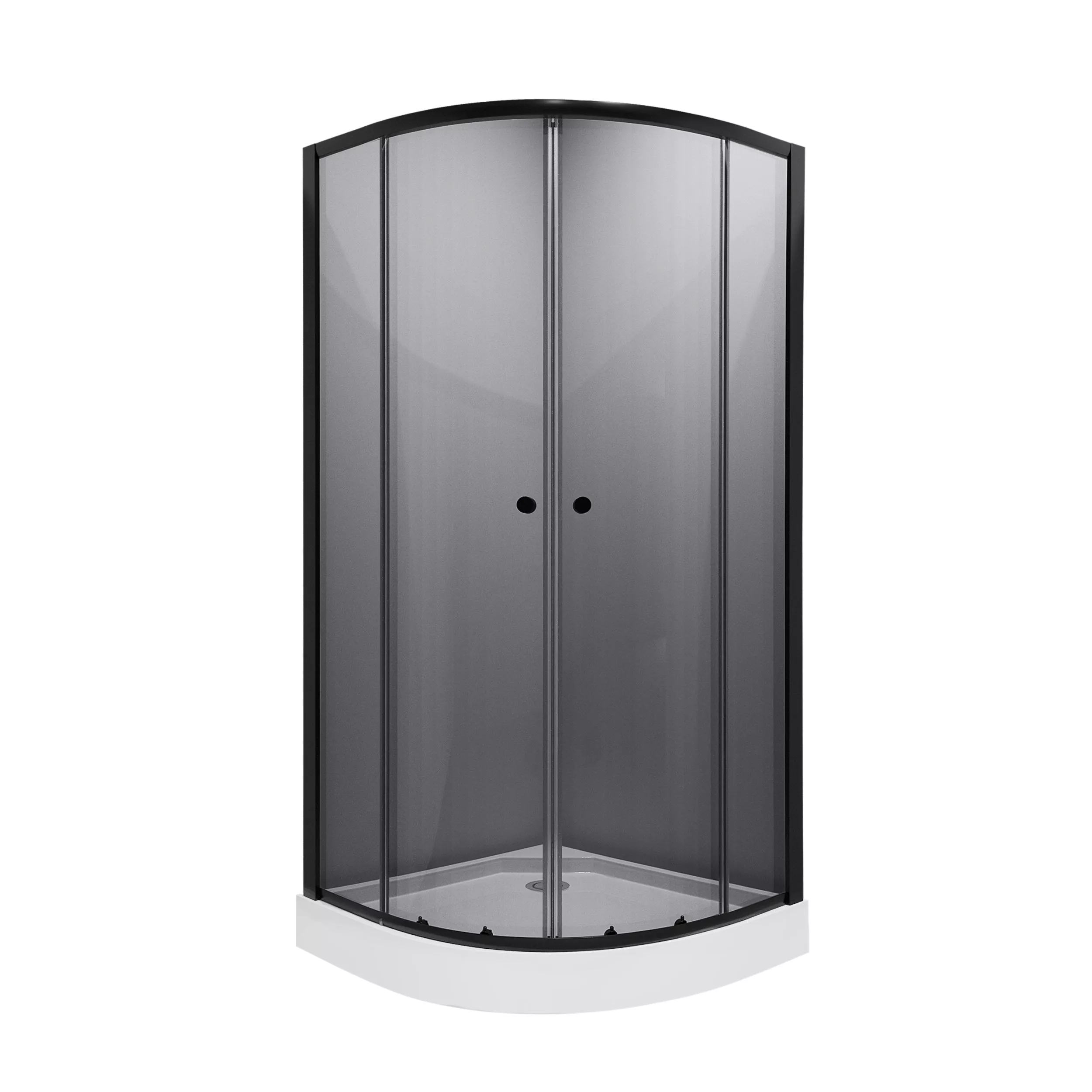 

Душевой уголок Niagara Eco 90х90 с поддоном профиль черный стекло тонированное