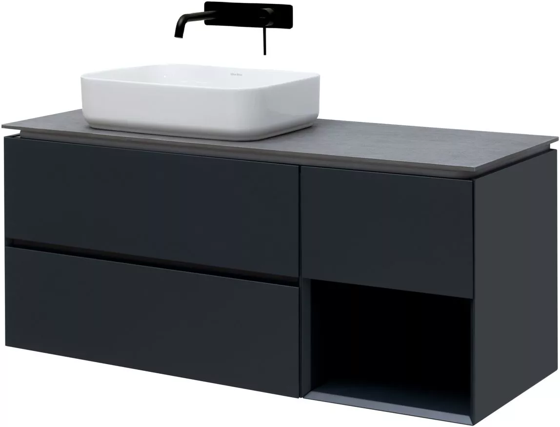

Тумба под раковину Allen Brau Infinity 120 L черный матовый
