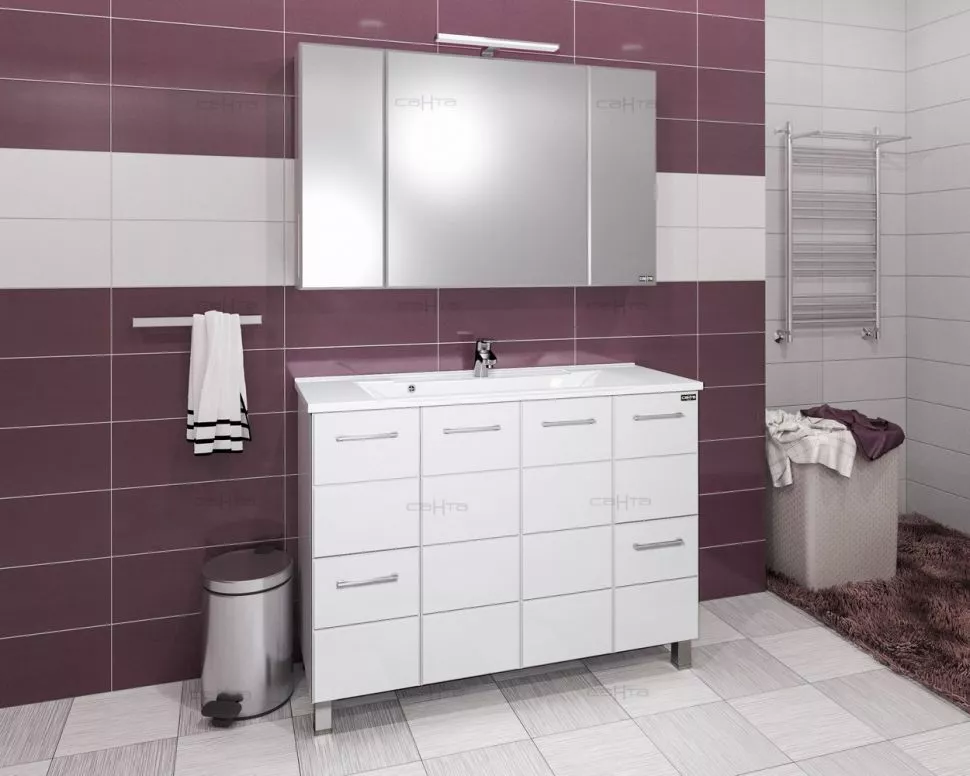

Комплект мебели Санта Омега 120 белый