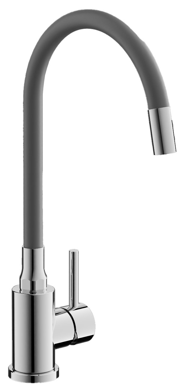 

Смеситель для кухни BELZ B809 B73809-3 с гибким изливом, хром