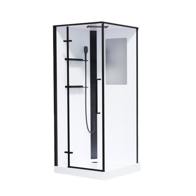 Душевая кабина Esbano ESM ESM-QUADRO-90 (Left) 90х90х215 L, квадратная