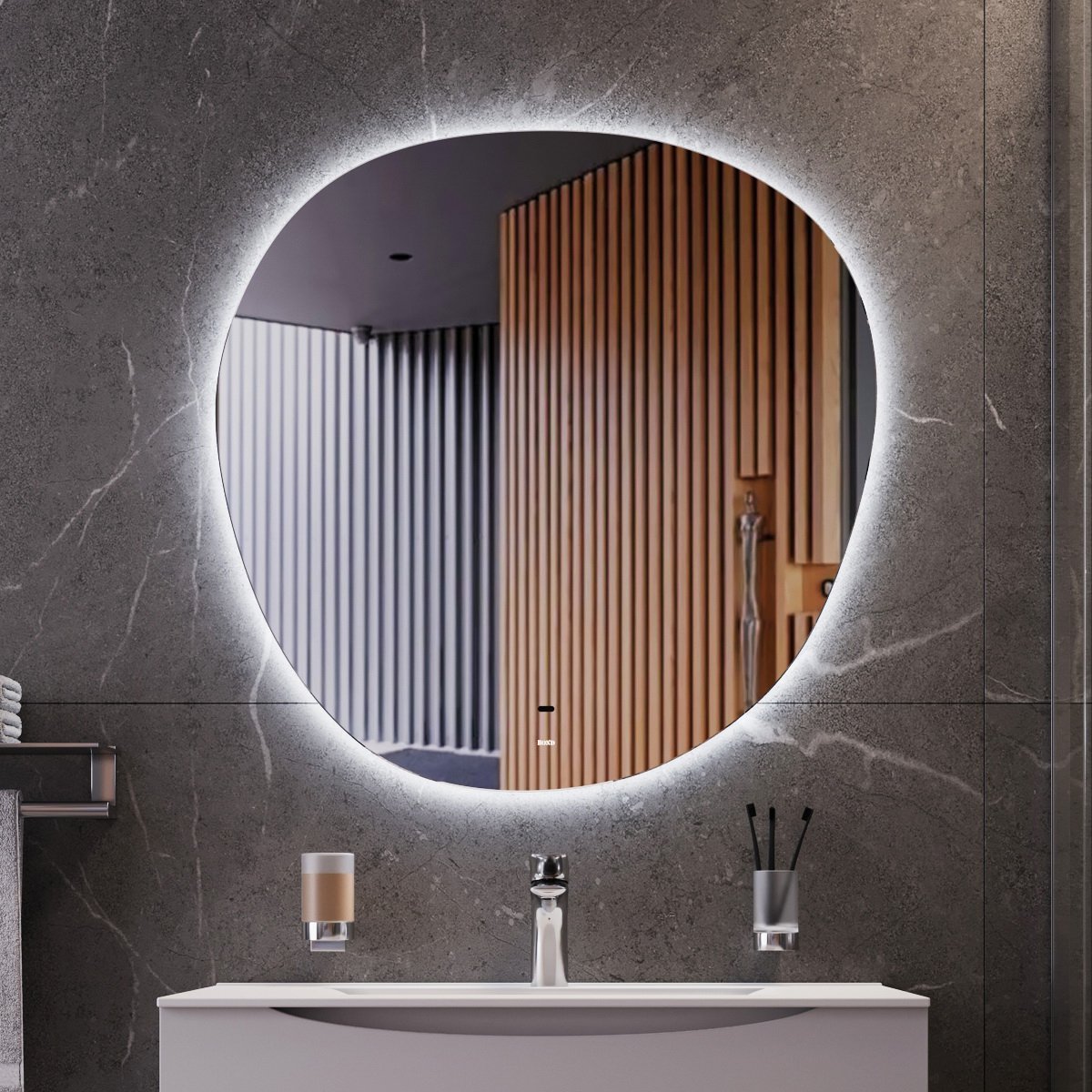 

Зеркало BOND Circle 80 с подсветкой