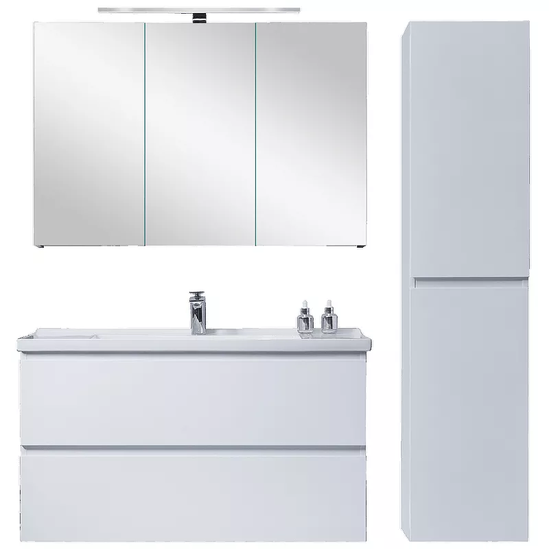 Комплект мебели Orans 100 подвесной белый глянец