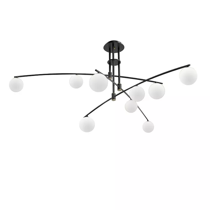 

Люстра на штанге Delight Collection 8119P/9 black