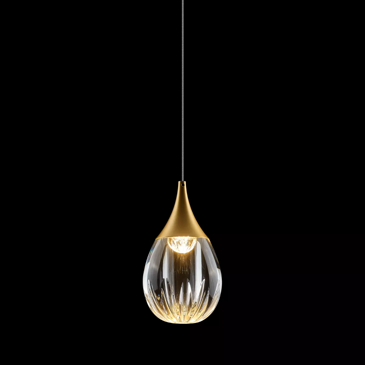 

Подвесной светильник Delight Collection Stilla MD24001004-1A gold/clear