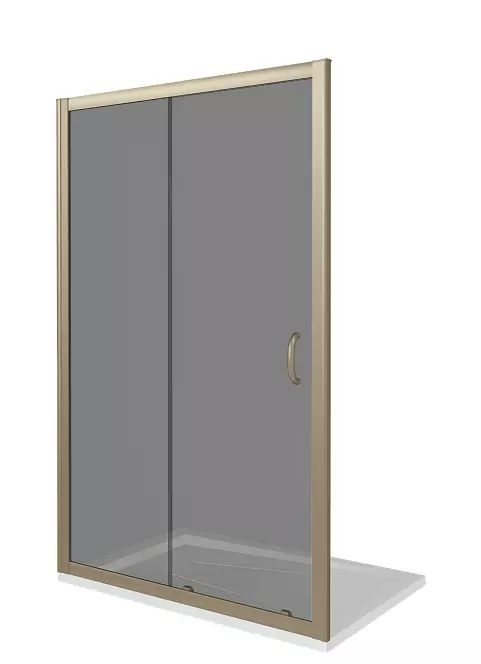 

Душевая дверь в нишу Good Door Jazze 120х185 профиль бронза стекло тонированное