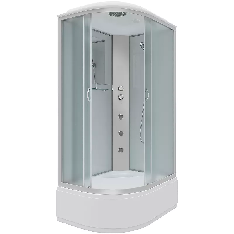 

Душевая кабина Niagara Classic 120х80 хром правая стекло матовое с гидромассажем