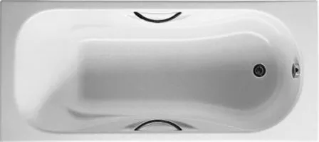 Чугунная ванна Roca Malibu 150x75 см (2315G000R), цвет белый - фото 1