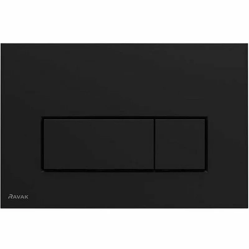 Кнопка смыва Ravak Uni черный матовый X01744 - фото 1