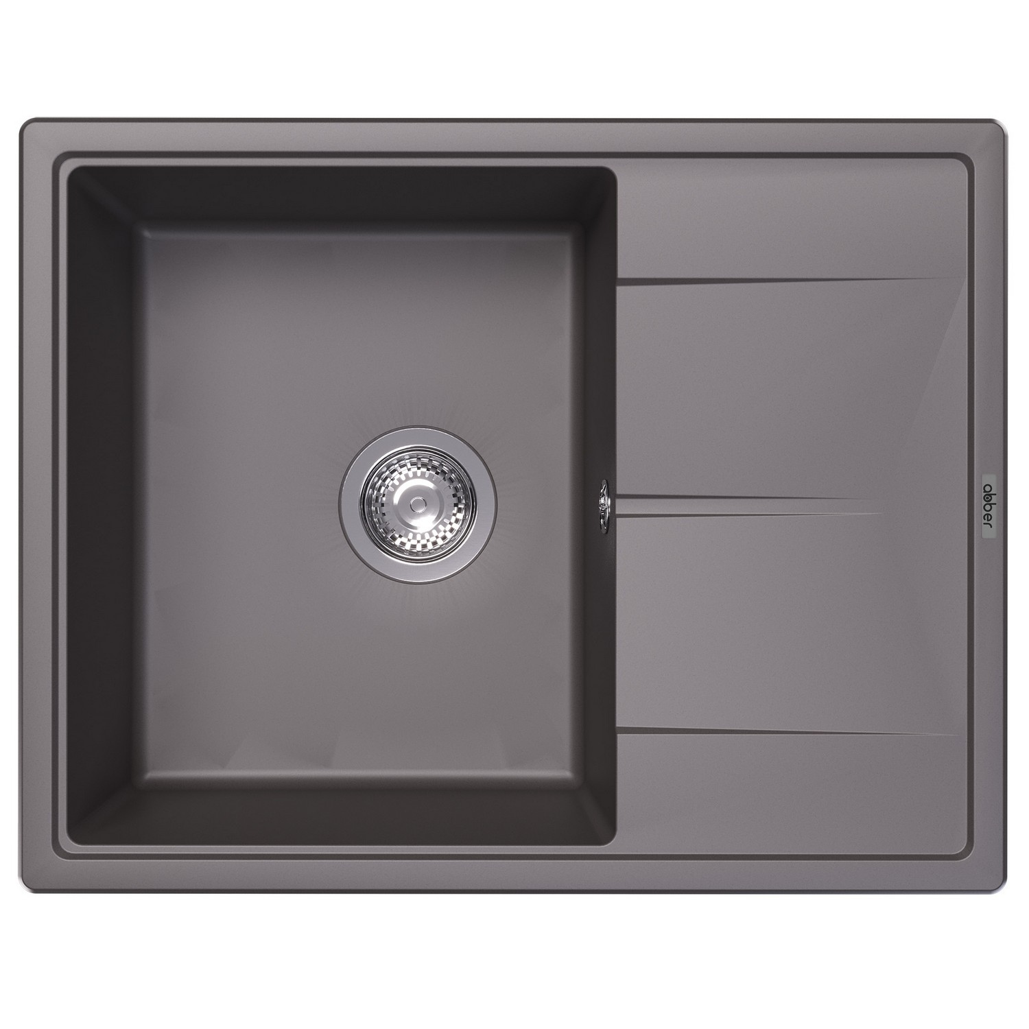 Мойка кухонная Abber Quarz AQ2903G матовая серая 18200₽