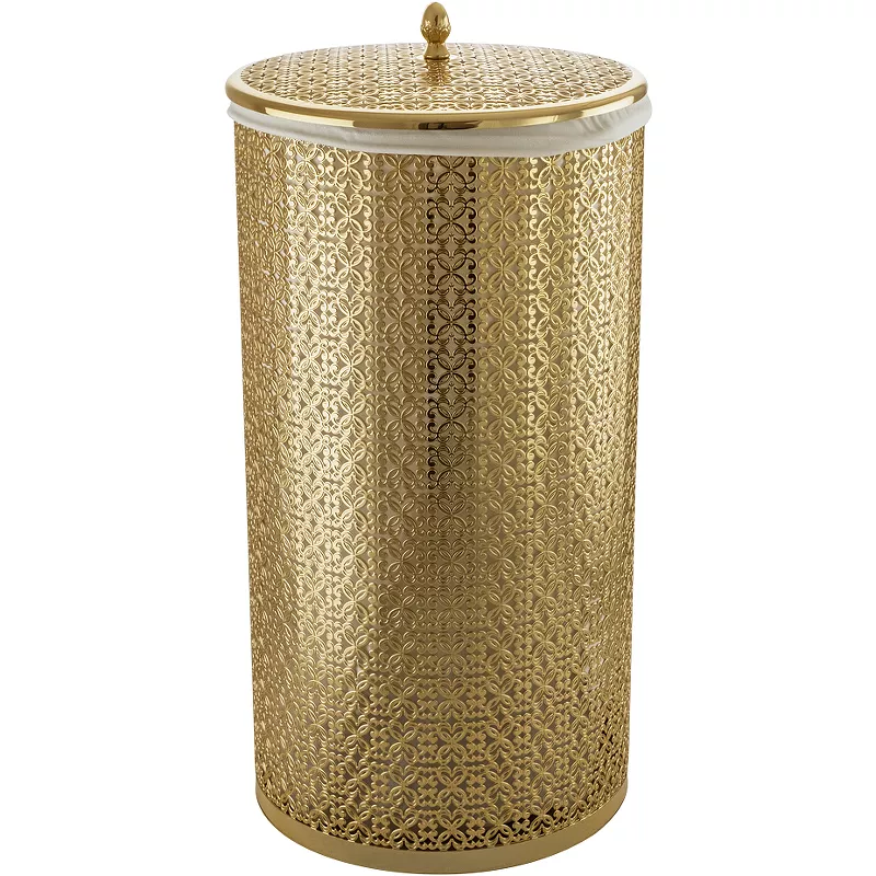 

Корзина для белья Migliore Complementi золотая