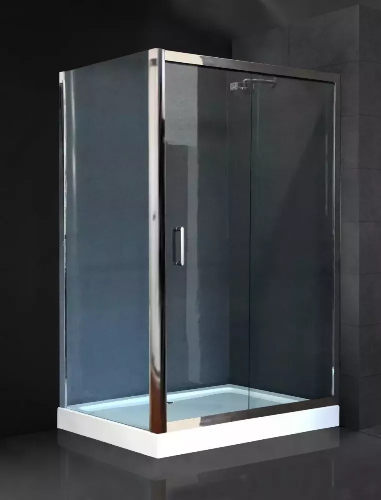 Душевой уголок Royal Bath HPS 120х90 профиль хром стекло прозрачное