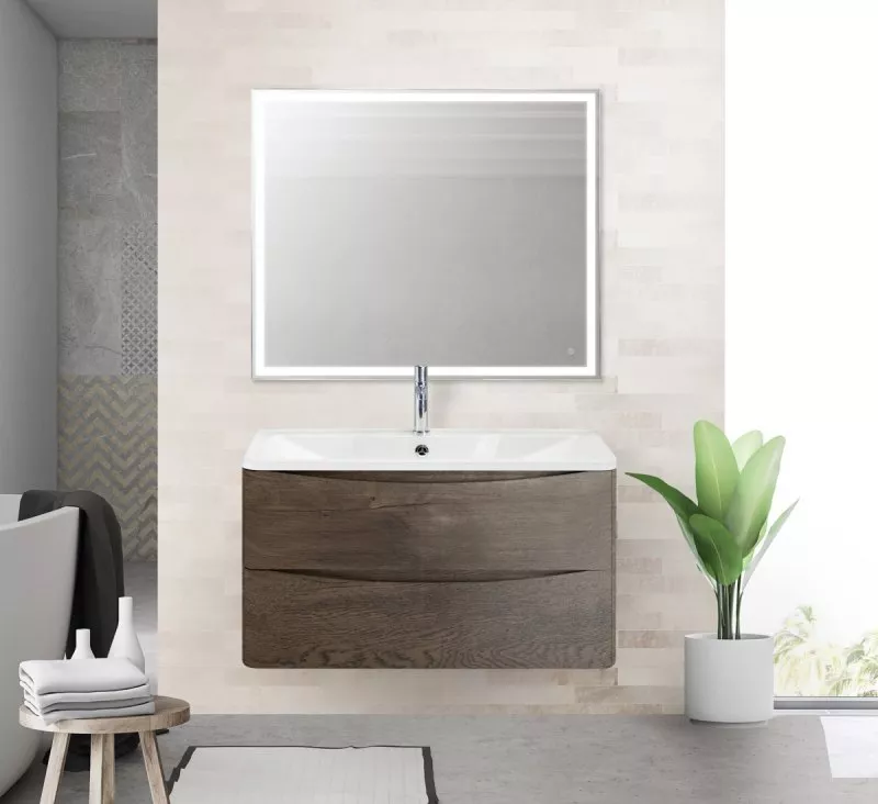 

Комплект мебели BelBagno Acqua 90 темное дерево