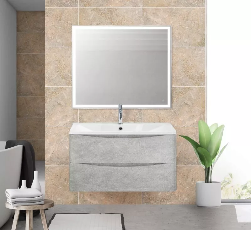 

Комплект мебели BelBagno Acqua 90 серый