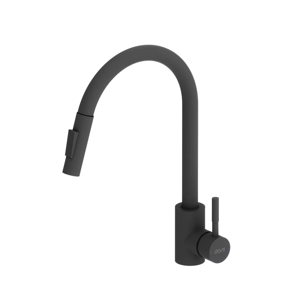 

Смеситель для кухни Dorff Logic D3007522 черный