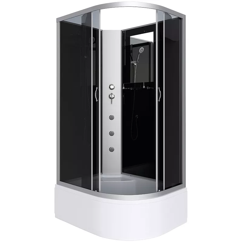 

Душевая кабина Niagara Classic 120х80 хром левая стекло тонированное