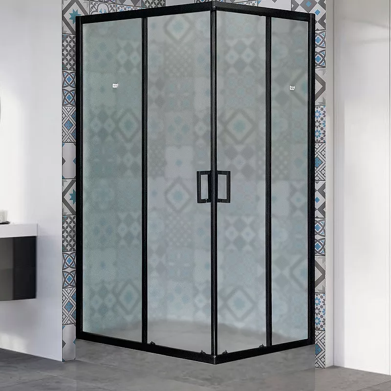 

Душевой уголок Royal Bath HPD 120х90 профиль черный стекло матовое