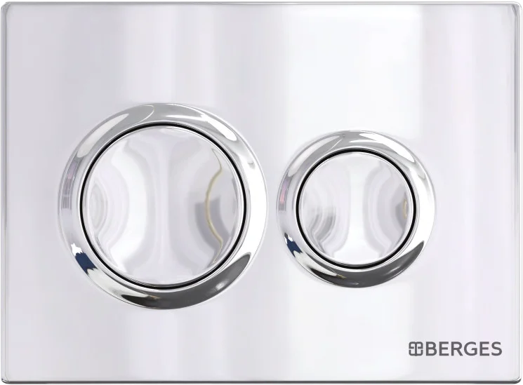 

Клавиша смыва Berges Novum O3 хром глянец