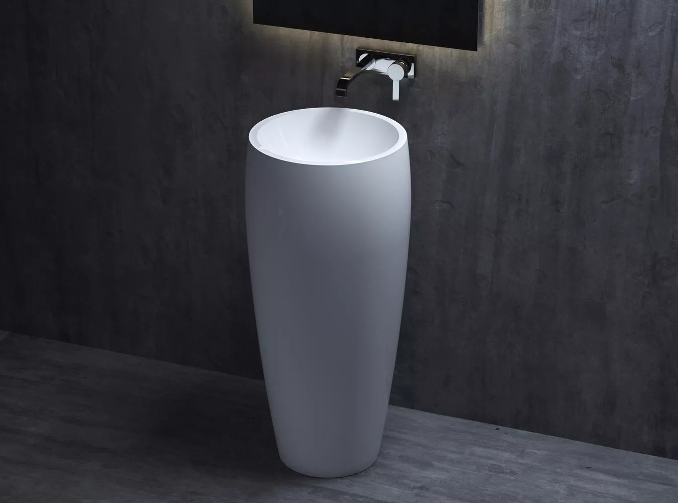 

Раковина Salini Armonia 130113SMRH S-Stone, матовый, RAL снаружи