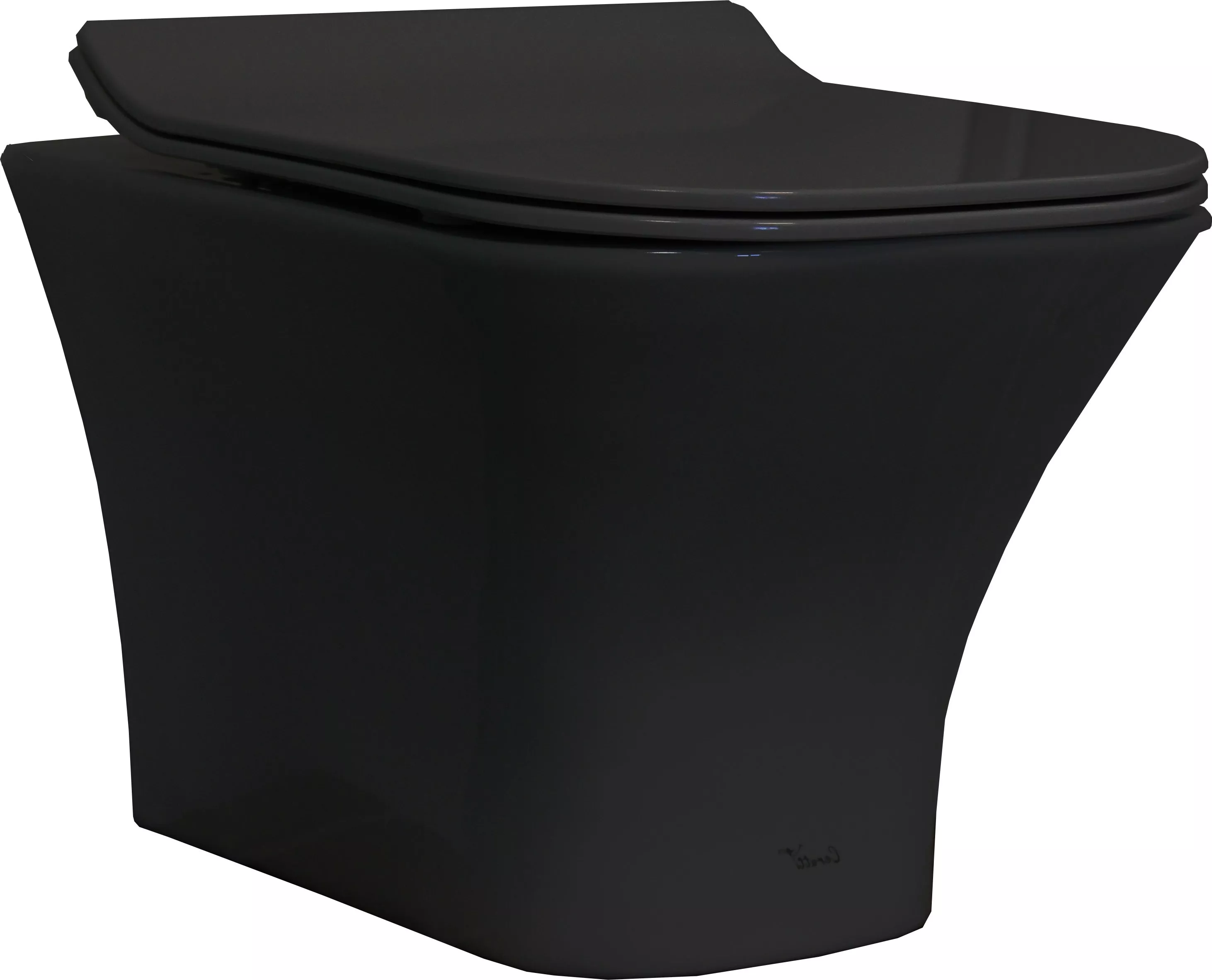 

Унитаз подвесной Cerutti Vettore Aria 2615E matt black, Черный