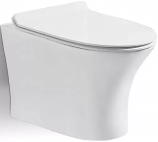 

Подвесной унитаз Cerutti SPA 2617E, безободковый, Белый