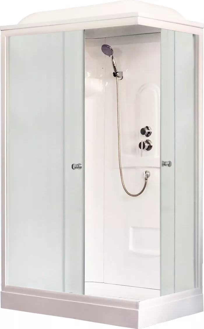 

Душевая кабина Royal Bath HP 120х80 L профиль белый стекло матовое