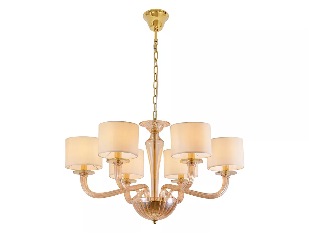 Подвесная люстра Newport 8686/C gold polished amber М0071803