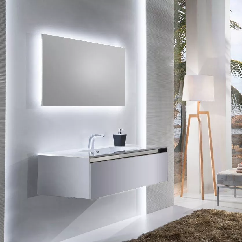 

Комплект мебели Sanvit Кубэ-1 100 белый глянец