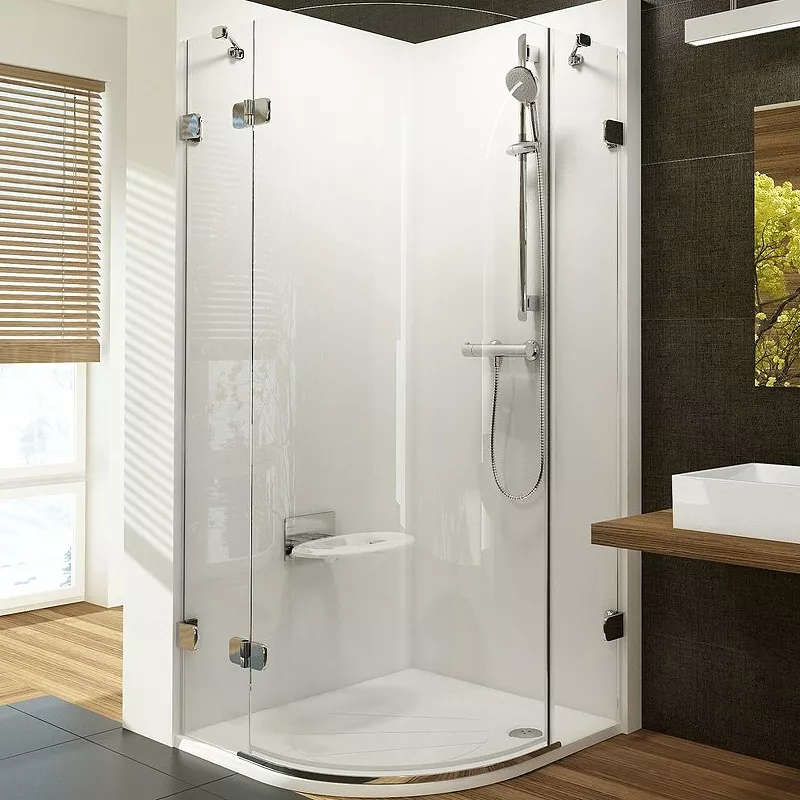 

Душевой уголок Ravak Brilliant 100х100 L профиль хром стекло прозрачное