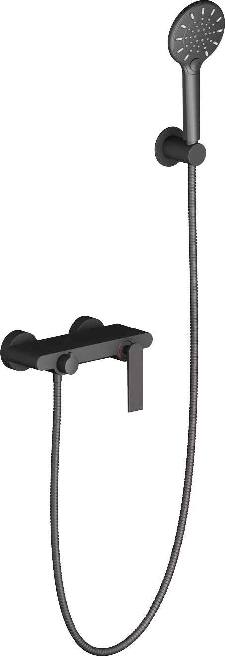 

Смеситель для ванны с душем Timo Anni черный матовый