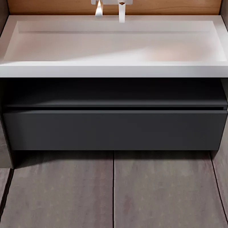 Тумбы для ванных комнат  Santehnika Room Тумба Armadi Art Flat Valessi Uno-S 120 антрацит матовый