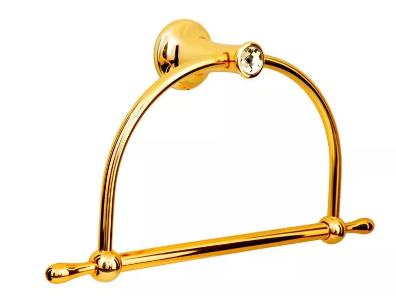 

Полотенцедержатель Boheme Chiaro 29 золото с кристаллами Swarovski